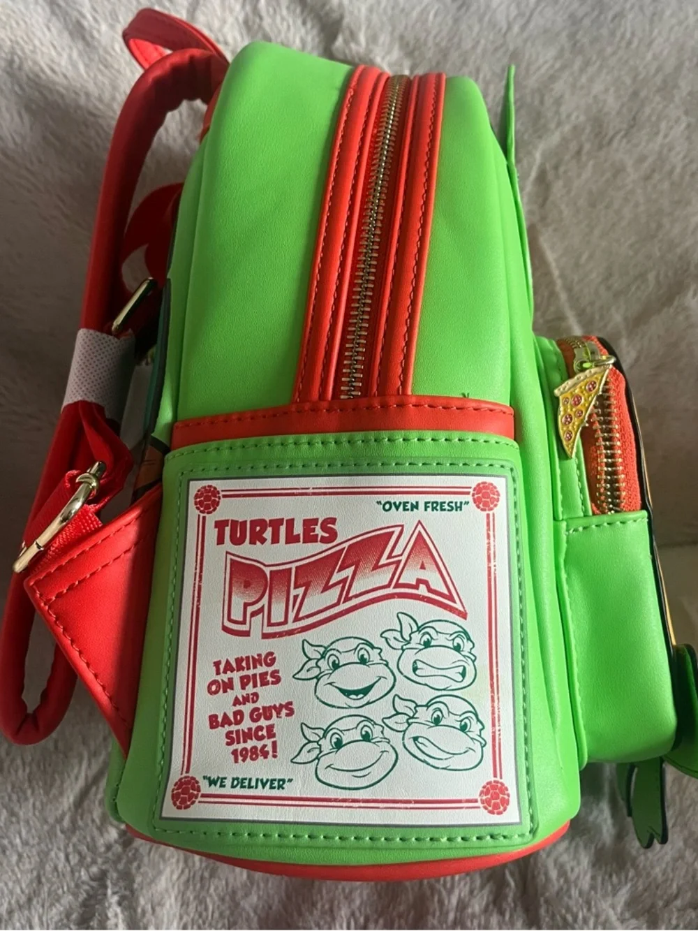 Loungefly Nickelodeon TMNT Raphael Backpack - Picture 4 of 5